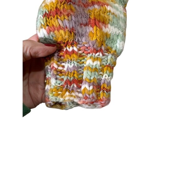 Wild Fable Cardigan Womens XS Multicolor Space Dye Cropped Rhinestone - Picture 3 of 10